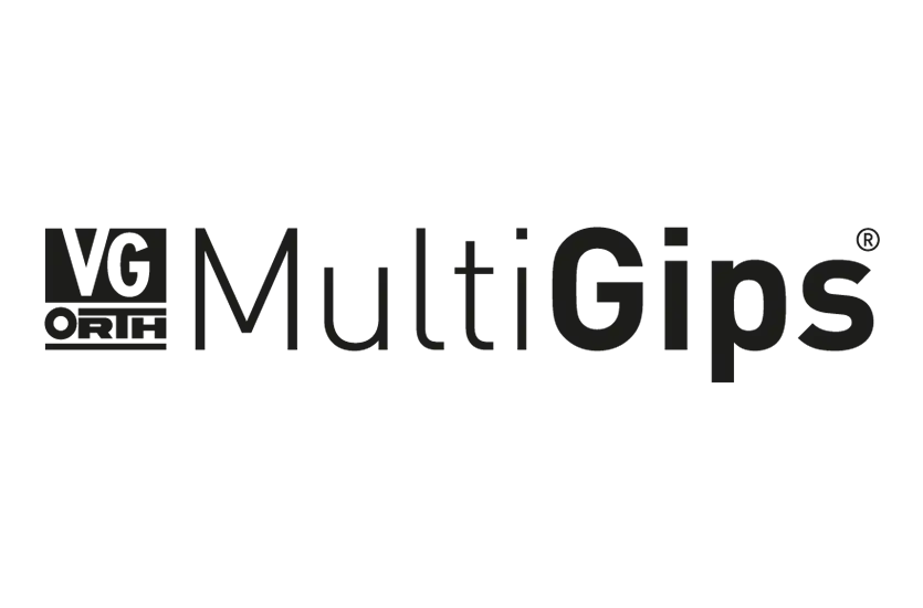 Logo von MultiGips – Spezialist für massive Gipsbauplatten im Innenausbau